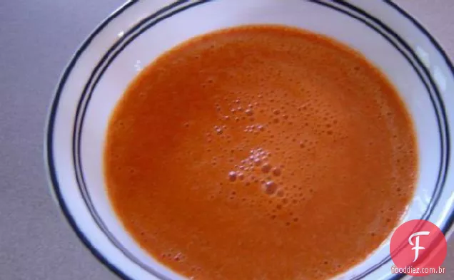 Sopa De Batata Doce Misturada Crua