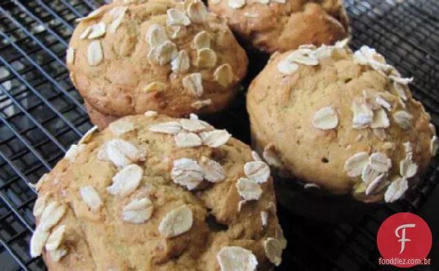 Muffins de abacate, Banana e manga