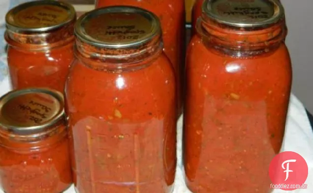 Molho picante de espaguete para conservas
