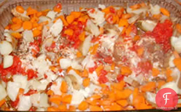 Frango Ao Forno Vegetariano