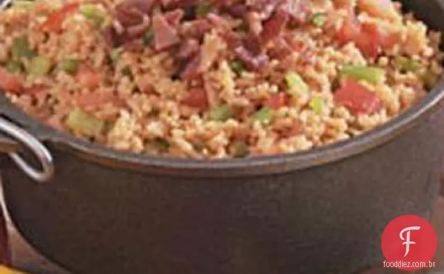 Arroz espanhol com Bacon