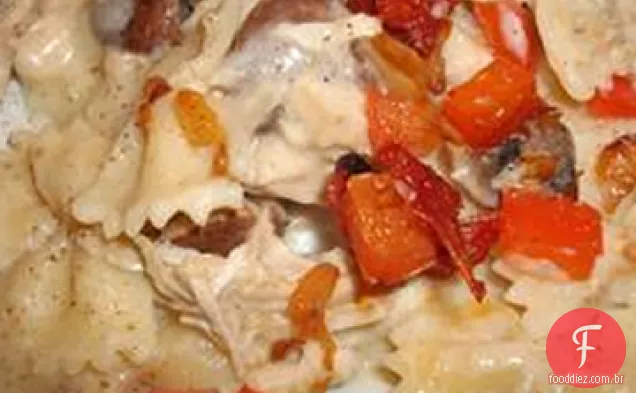 Massa De Pimenta De Frango Com Queijo