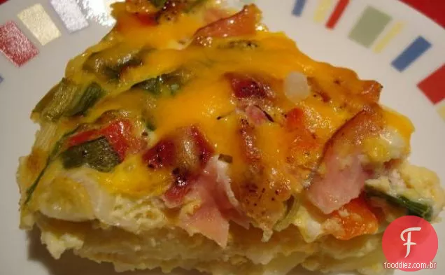 Linguiça defumada, Taters, pimentões e cebolas Estilo Country