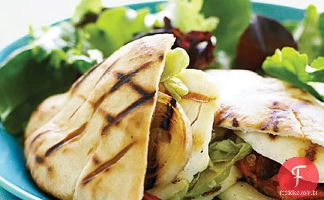 Halloumi Pitas Grelhado