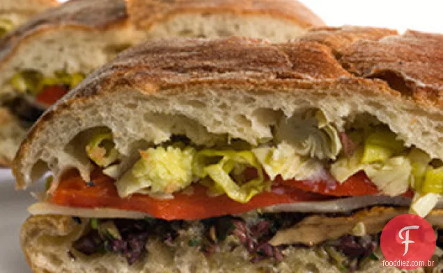 Receita De Muffuletta Vegetariana