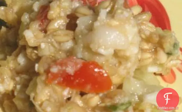 Abóbora Chayote com couve-flor e xerez