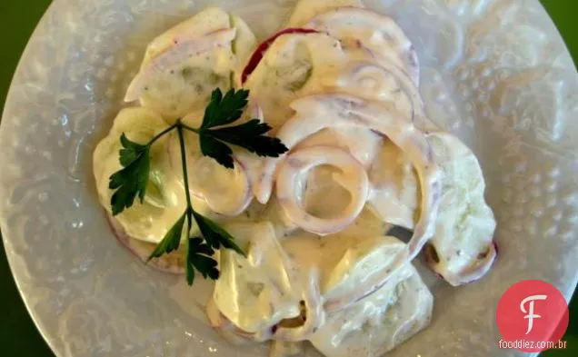 Salada De Pepino E Cebola