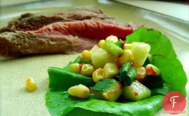 Salada De Pepino De Inspiração Asiática