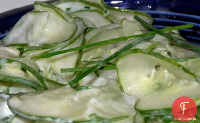 Receita De Salada De Pepino Escandinavo