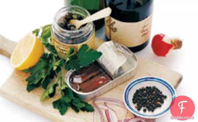 Marinada Balsâmica, Alcaparras E Anchova