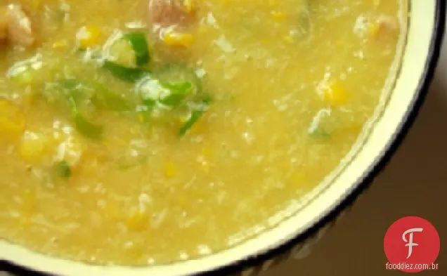 Sopa De Milho Gelada Aveludada