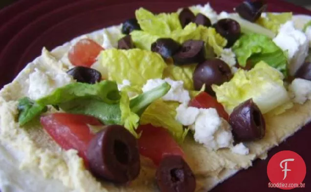 Mediterranean Veggie Wrap