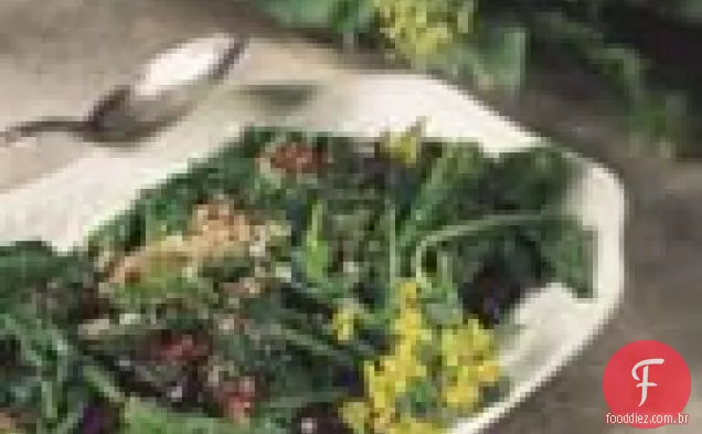 Rabe De Brócolis Com Azeitonas Pancetta E Kalamata