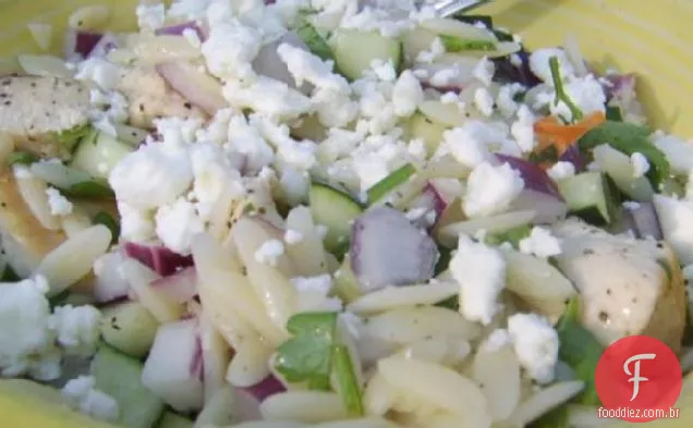 Orzo E Frango No Verão
