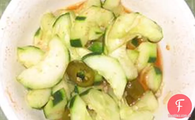 Chinês-Coreano Pepino Kimchi