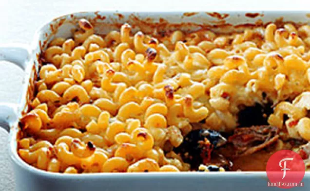 Pastitsio de berinjela e vitela