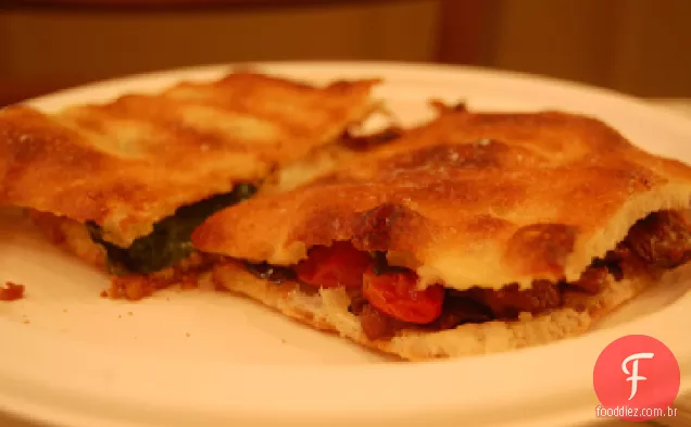 Berinjela frita fácil e mussarela