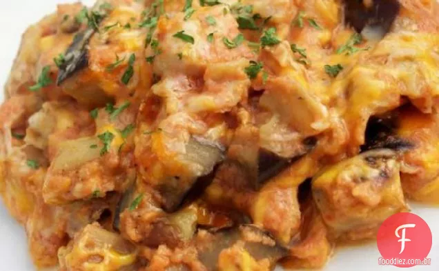 Caçarola De Frango Com Berinjela