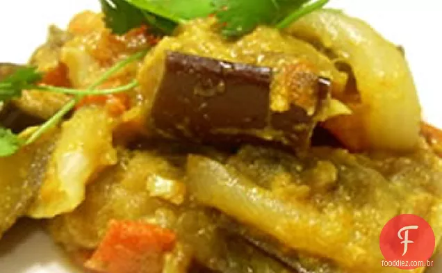 Baingan Bharta (Caril De Berinjela)