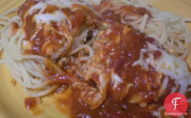 Fácil Frango Berinjela (Beringela) Parmesão