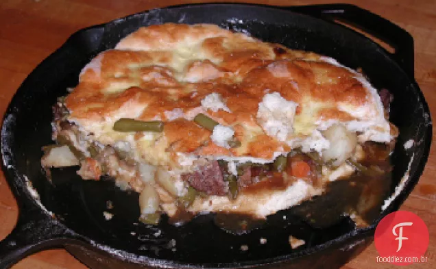 Saudável carne ' n ' Torta de berinjela