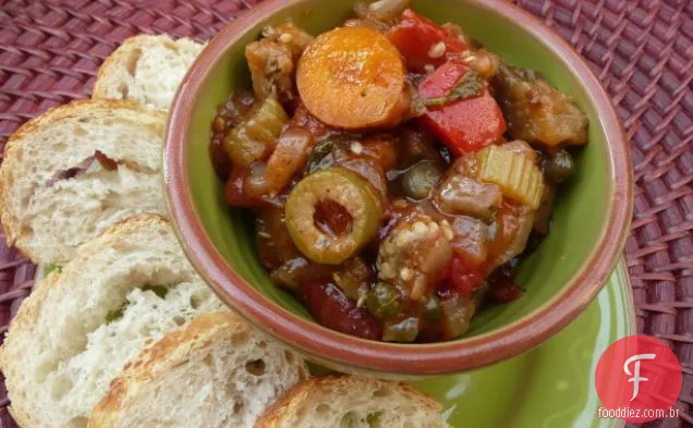 Caponata de Loni Kuhn S. F. aula de culinária