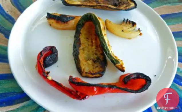Legumes Grelhados Da Pimenta Do Limão
