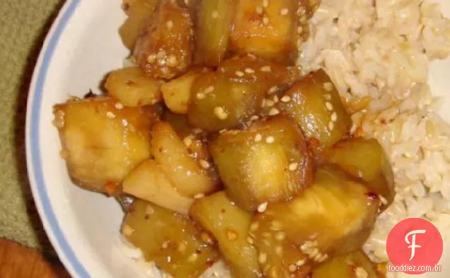 Berinjela Estilo Szechuan (Beringela)