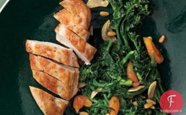 Frango Com Brócolis Rabe E Damascos