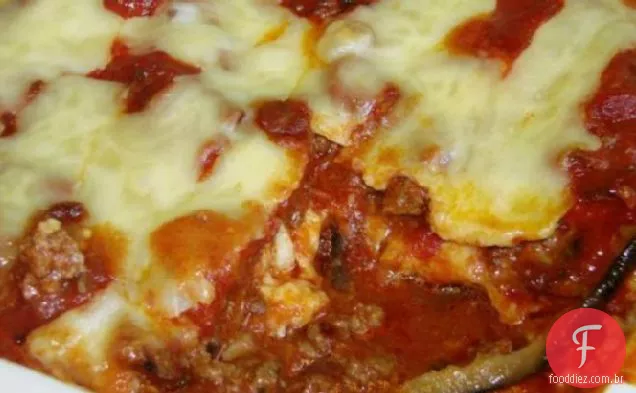 Berinjela Parmigiana e Caçarola De Carnes italianas