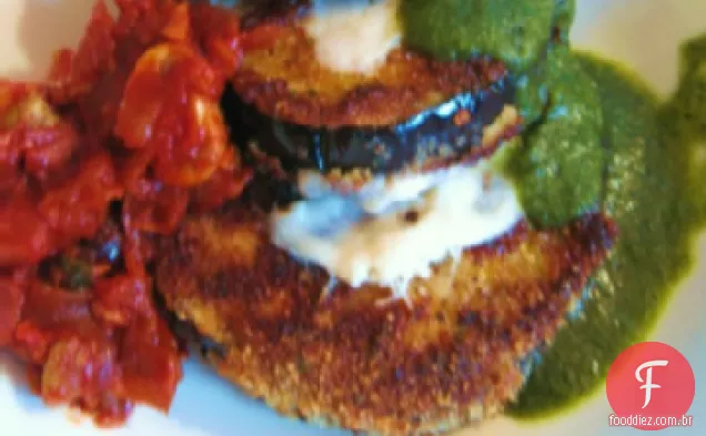 Sanduíches Veganos De Berinjela Parm