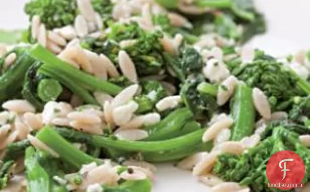 Salada Rabe E Orzo De Brócolis