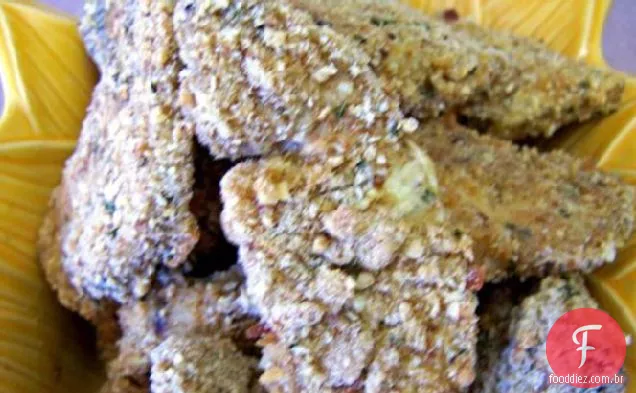 Berinjela À Milanesa (Assada No Forno)