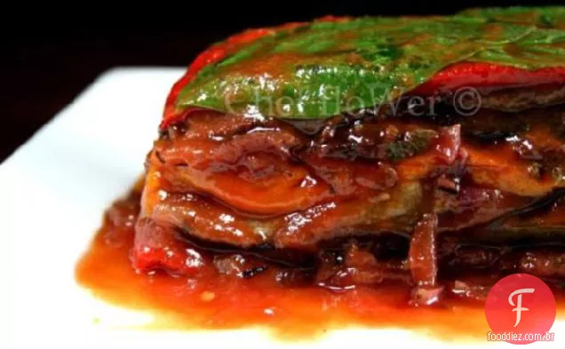 Terrina vegetal grelhada do Bob