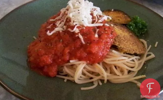 Parmesão de berinjela não da minha mãe (vegano e sem glúten)