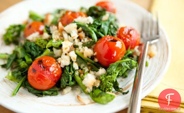 Salada Rabe De Tomate E Brócolis