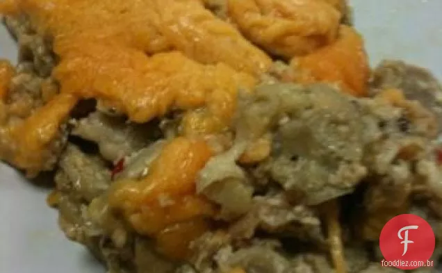 Berinjela assada do Wyatt Cafeteria (beringela)