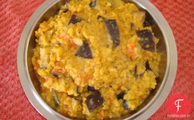 Lentilha Vermelha Com Baixo Teor De Gordura E Pizza De Batata Doce (Vegetariana
