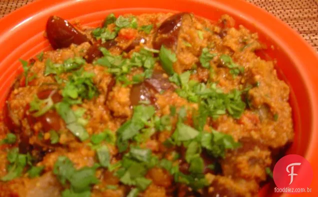Berinjela Do Sul Da Índia (Beringela) Curry
