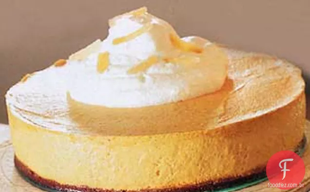 Abóbora Chiffon mousse com Gingersnap crosta