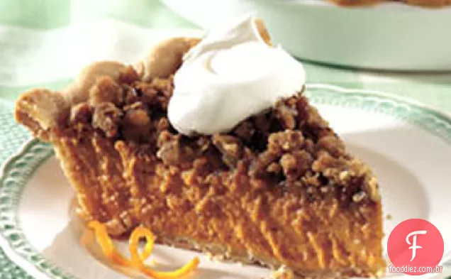 Torta De Abóbora Com Cobertura Streusel