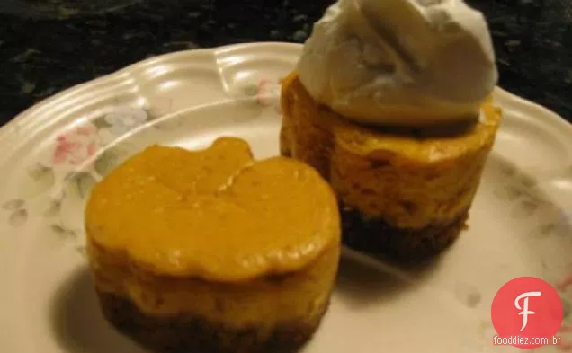 torta de abóbora com crosta gingersnap