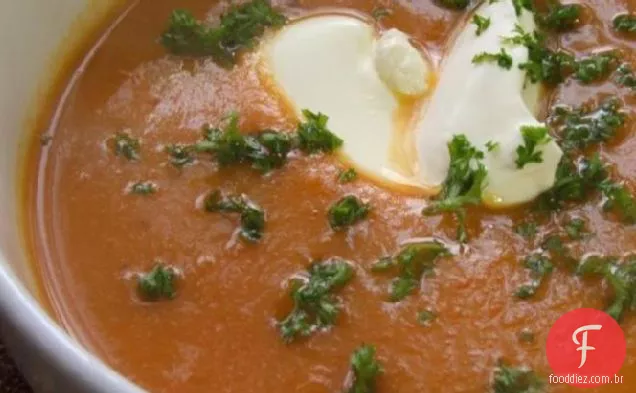 Sopa De Abóbora Com Curry