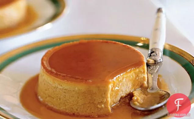 Flans De Abóbora Com Gengibre Duplo