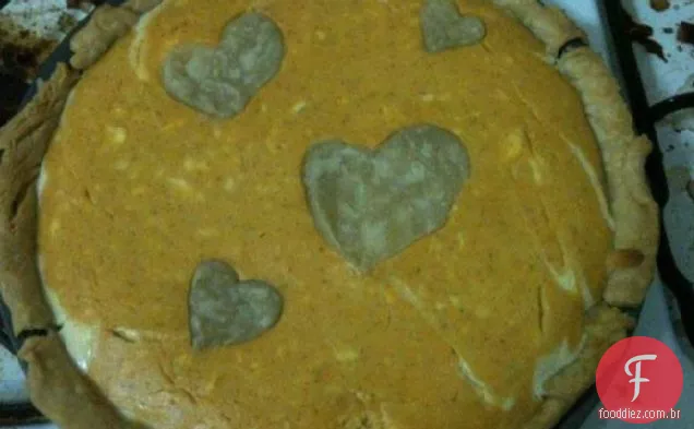 Cheesecake Da Camada Da Abóbora