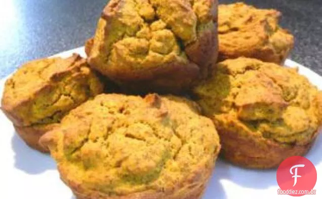 Muffins De Abóbora Sem Trigo E Com Baixo Teor De Carboidratos