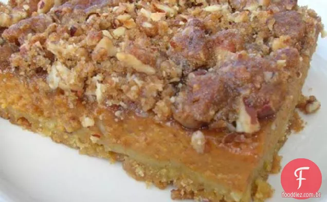Abóbora Torta Quadrados