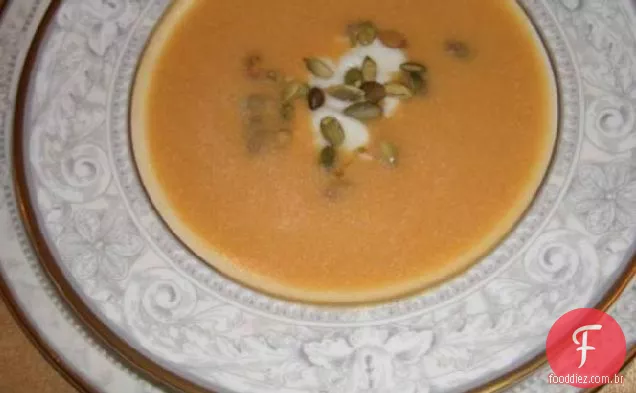 Sopa Cremosa De Batata Doce