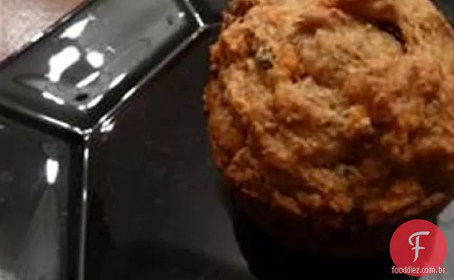Muffins De Cenoura E Passas De Trigo Integral