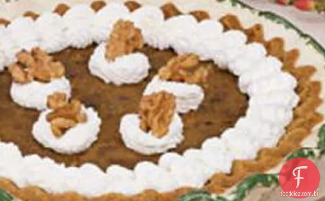 Torta De Abóbora Com Data De Noz